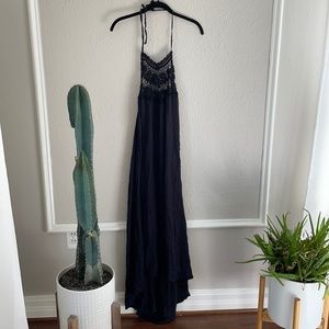 Billabong black maxi dress/cover up